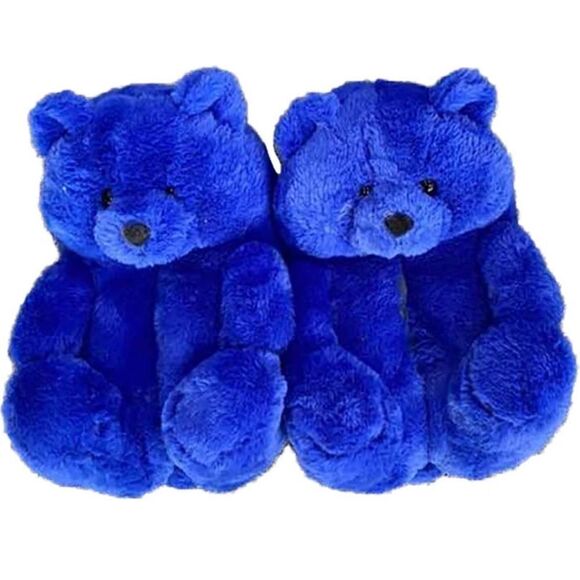 𝅺⭐️TEDDY Bear Plush Home Indoor Slippers⭐️ - Picture 2 of 4